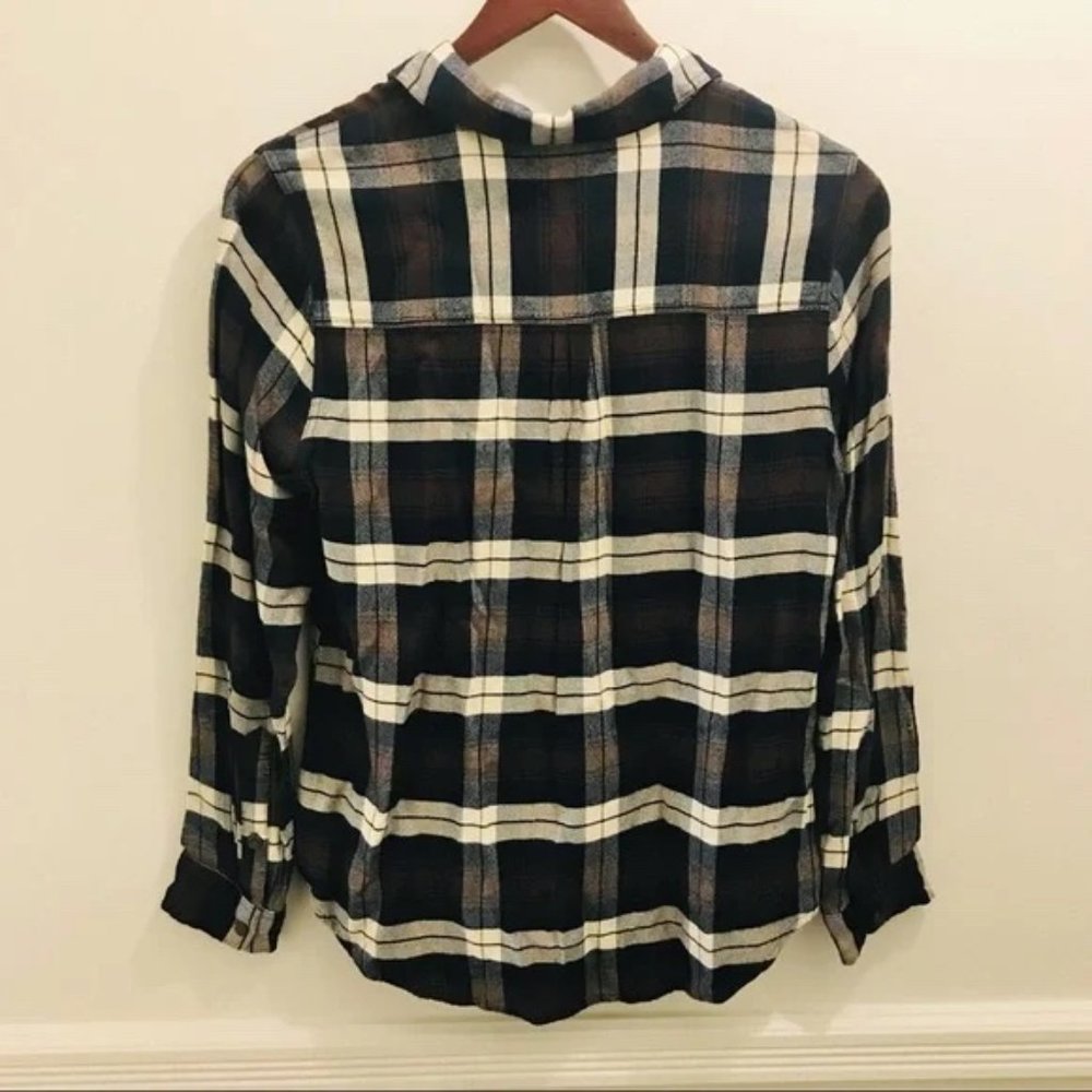 Faherty Plaid Button Down Top - image 2